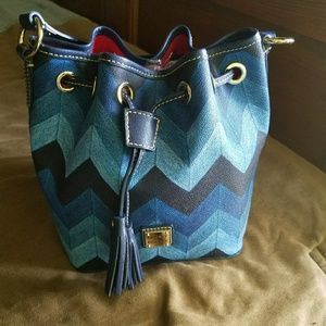 Dooney and Bourke kendall chevron drawstring.